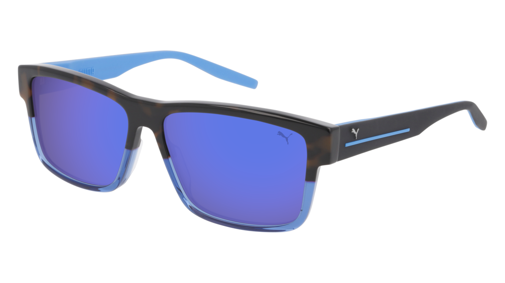 Puma PU0267S-004 58 Sunglass ACETATE